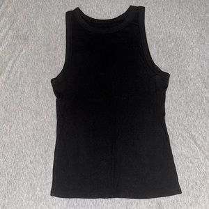 A New Day black high neck ribbed tank top